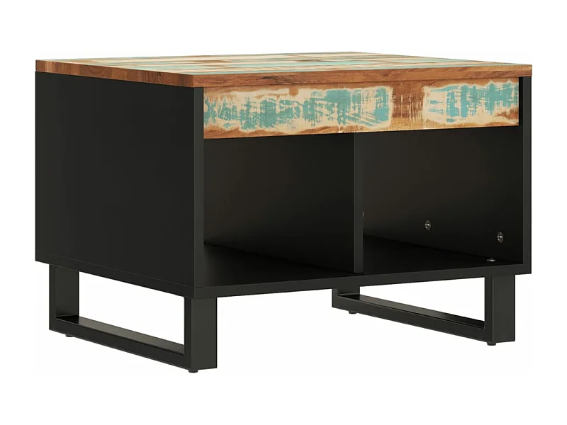 Table basse 55x50x40 bois de récupération massif