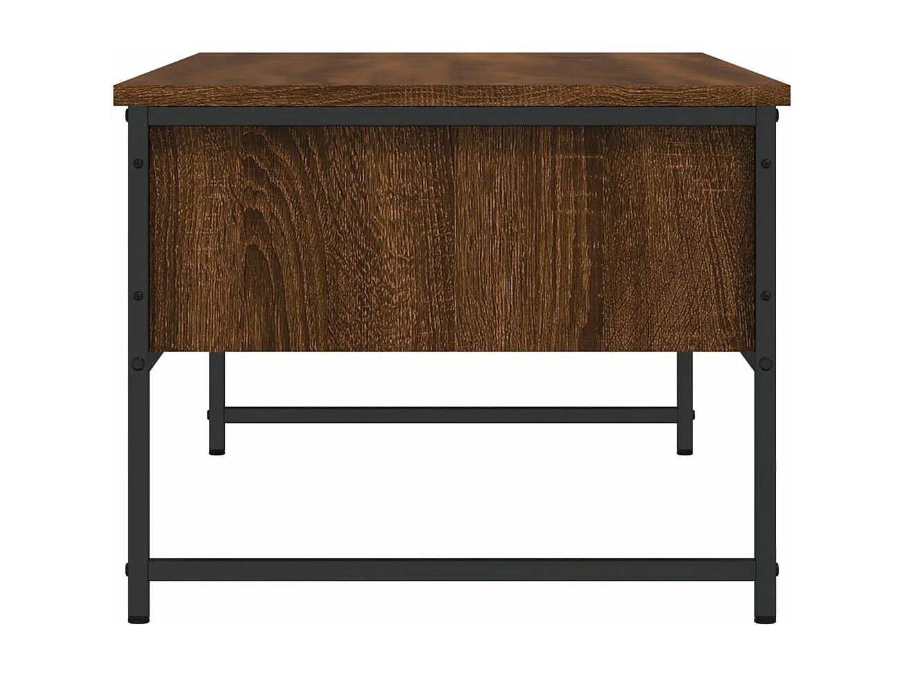 Table basse chêne marron 101x49x39,5 bois d'ingénierie