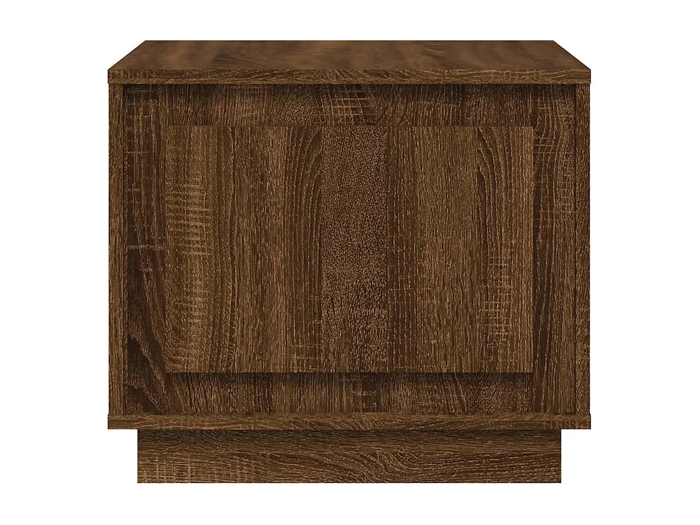 Table basse chêne marron 51x50x44 bois d'ingénierie