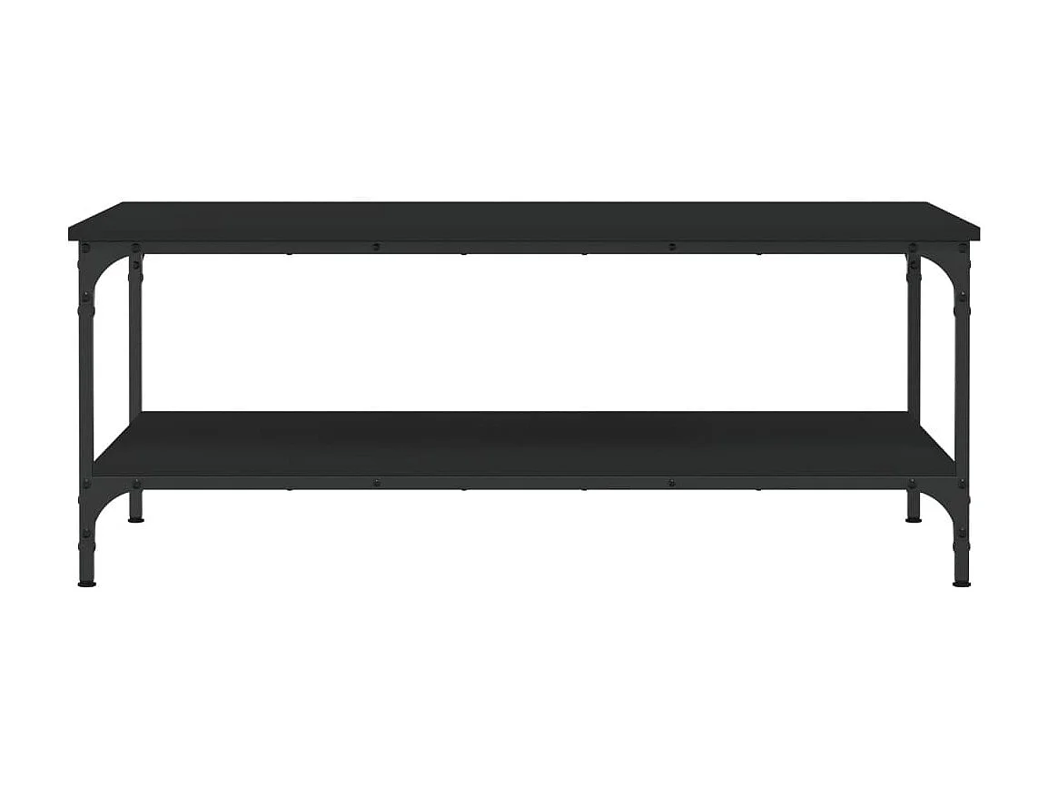Table basse noir 100x55x40 bois d'ingénierie