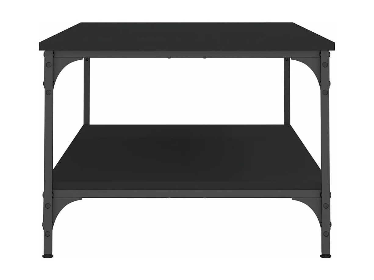 Table basse noir 100x55x40 bois d'ingénierie