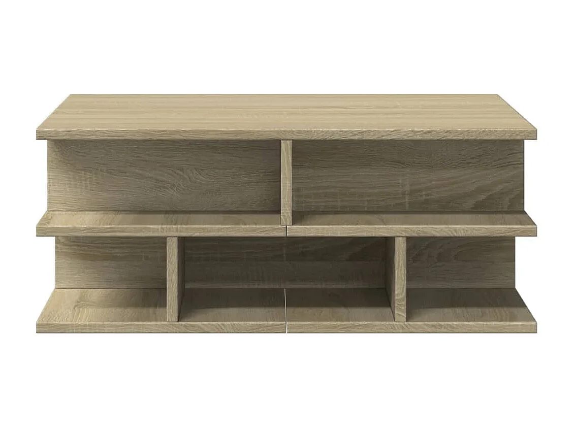 Table basse chêne sonoma 70x70x29 bois d'ingénierie