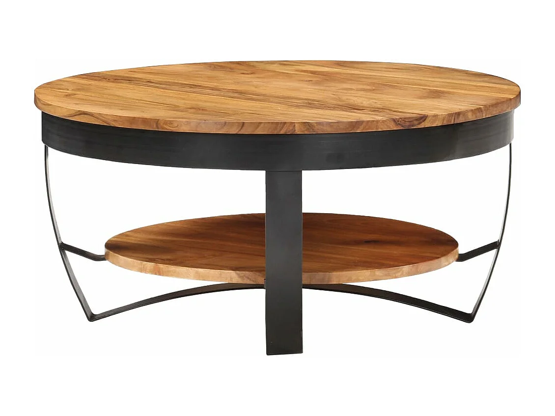 Table basse 65x65x32 Bois d'acacia solide