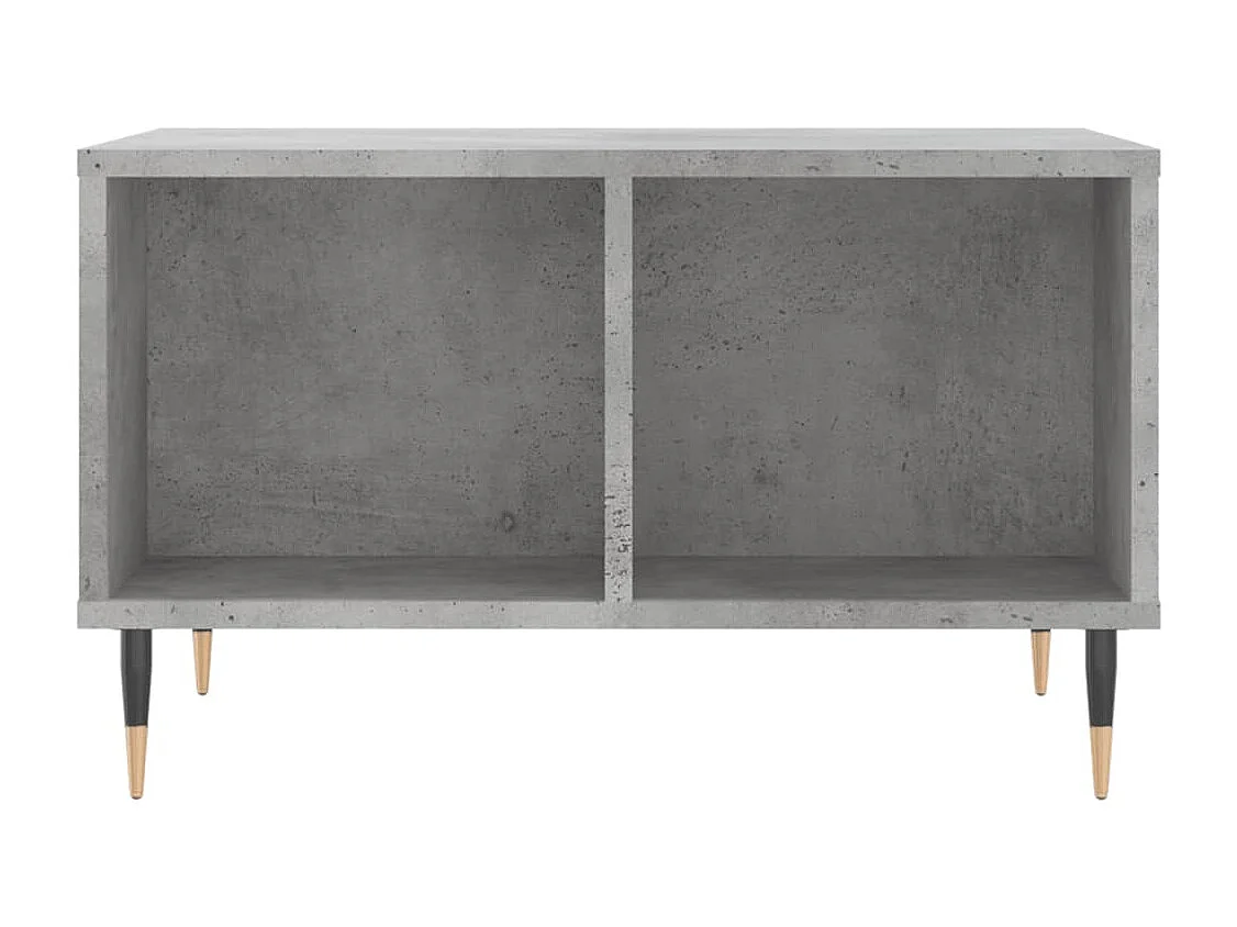 Table basse Gris béton 60x50x36,5 Bois d'ingénierie