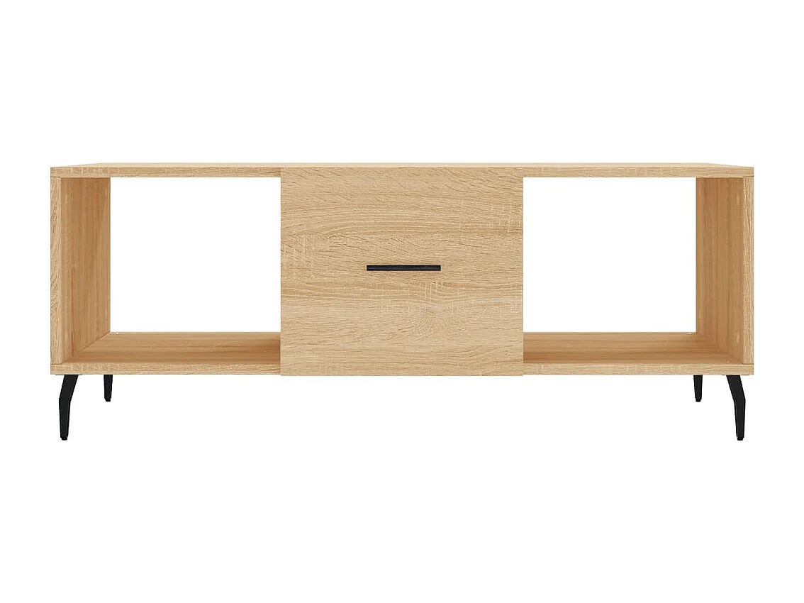 Table basse chêne sonoma 102x50x40 bois d'ingénierie