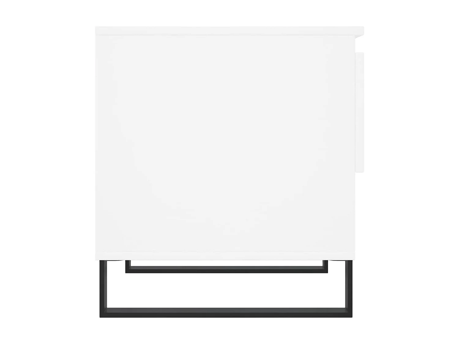 Tables basses 2 pcs blanc 50x46x50 bois d'ingénierie