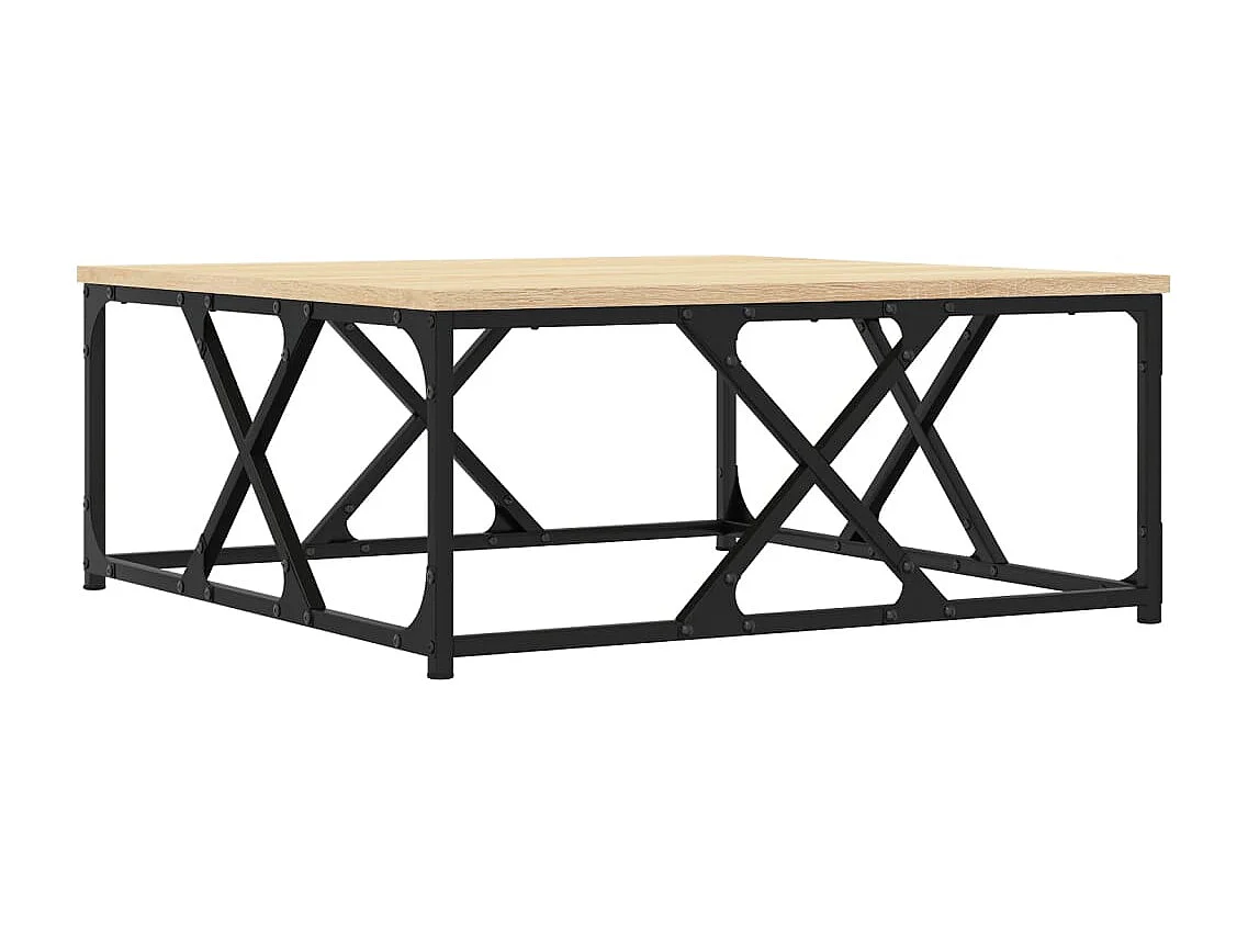 Table basse chêne sonoma 70x70x30 bois d'ingénierie