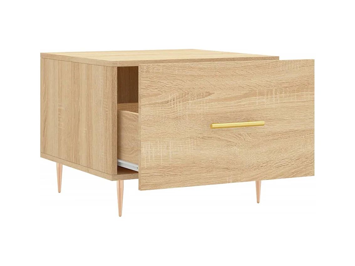 Tables basses 2 pcs chêne sonoma 50x50x40 bois d'ingénierie