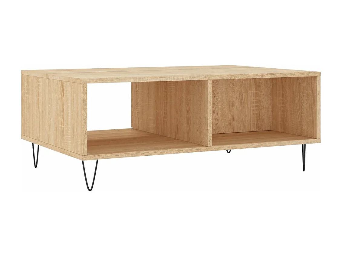 Table basse chêne sonoma 90x60x35 bois d'ingénierie