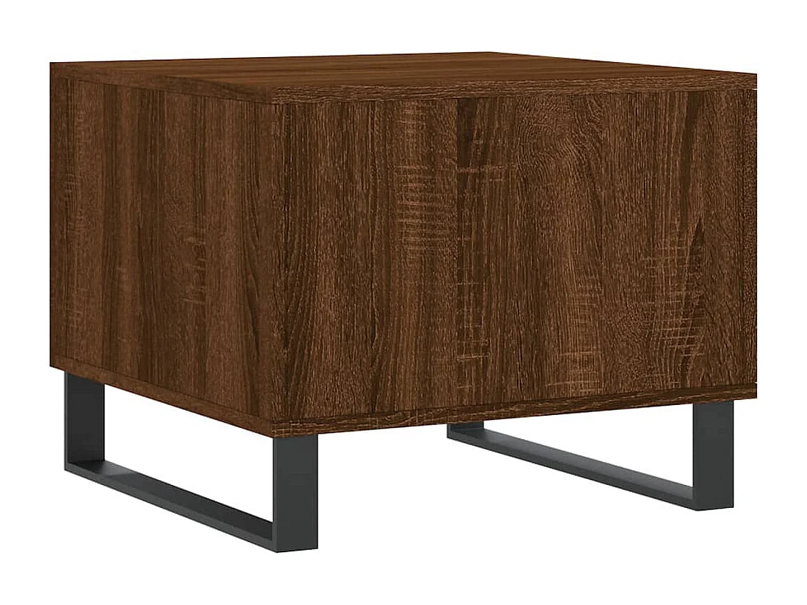 Table basse Chêne marron 50x50x40 Bois d'ingénierie