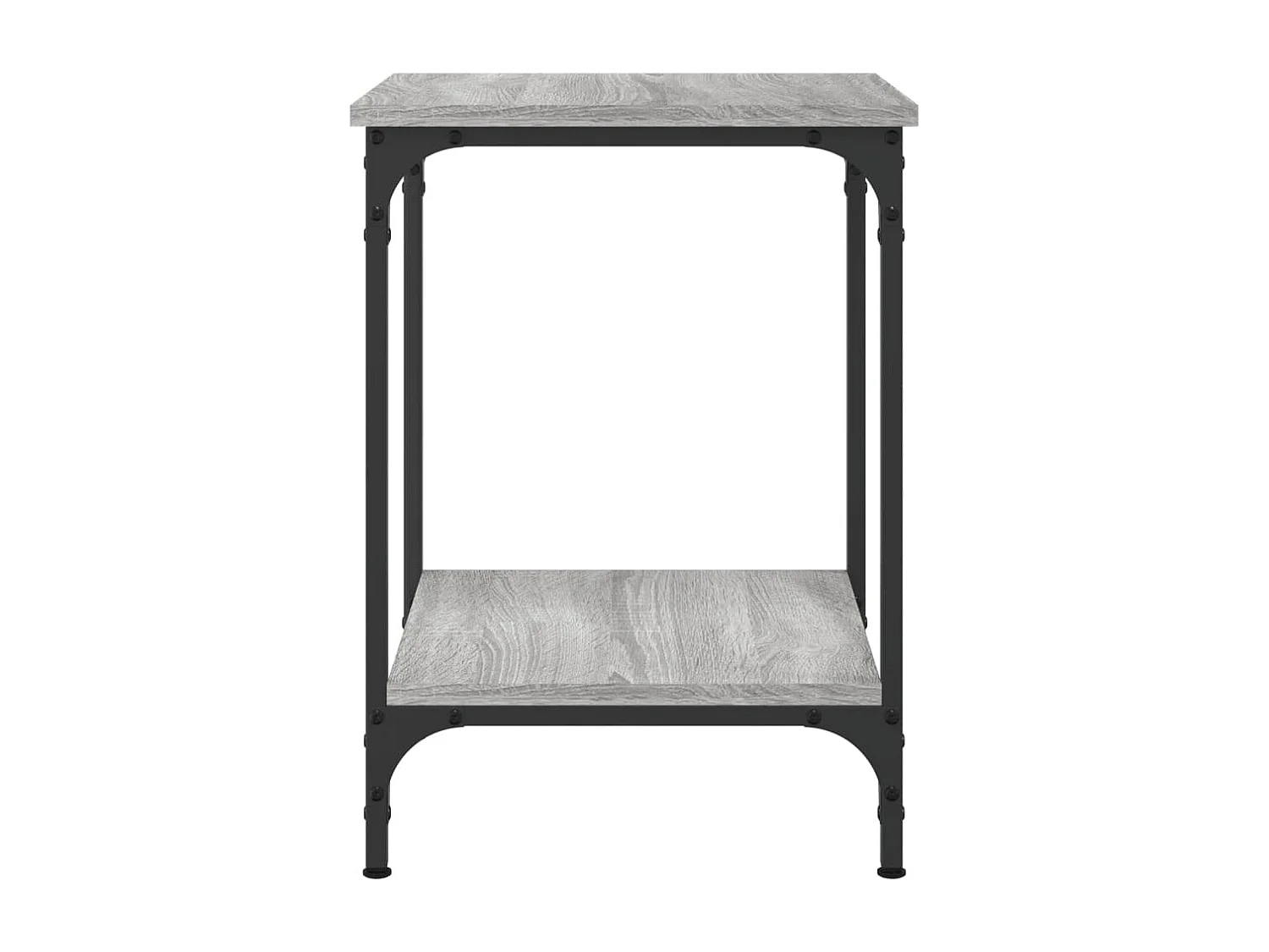 Table basse sonoma gris 40x40x55 bois d'ingénierie
