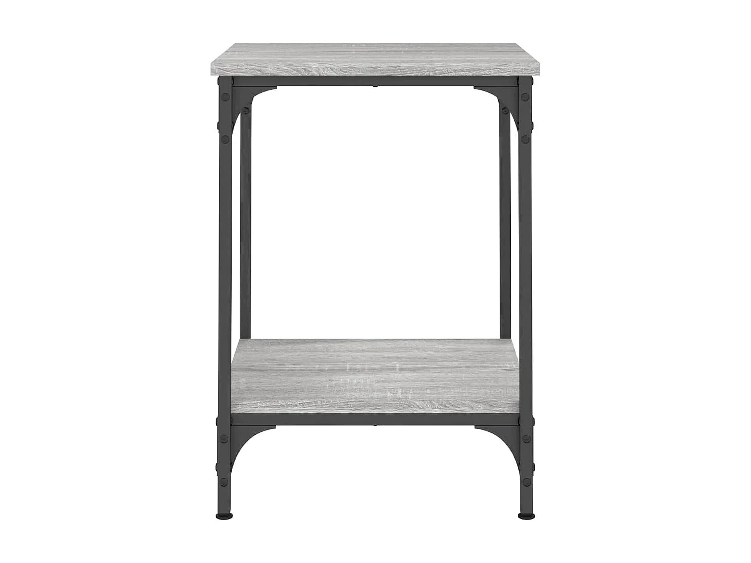 Table basse sonoma gris 40x40x55 bois d'ingénierie