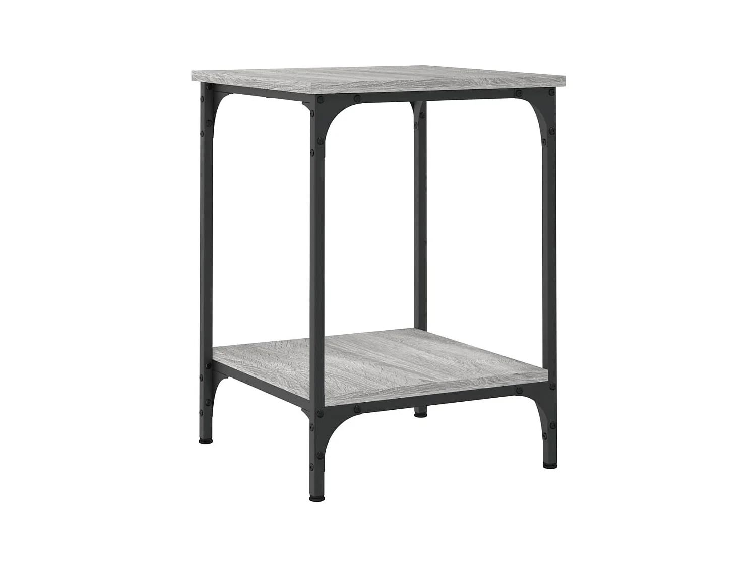 Table basse sonoma gris 40x40x55 bois d'ingénierie