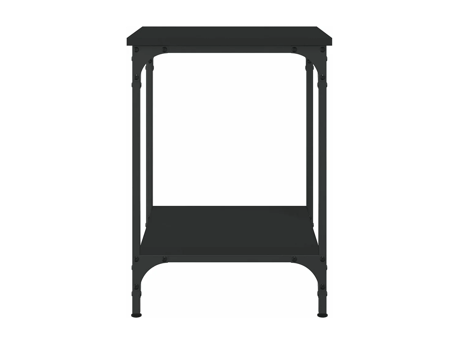 Table basse noir 40x40x55 bois d'ingénierie