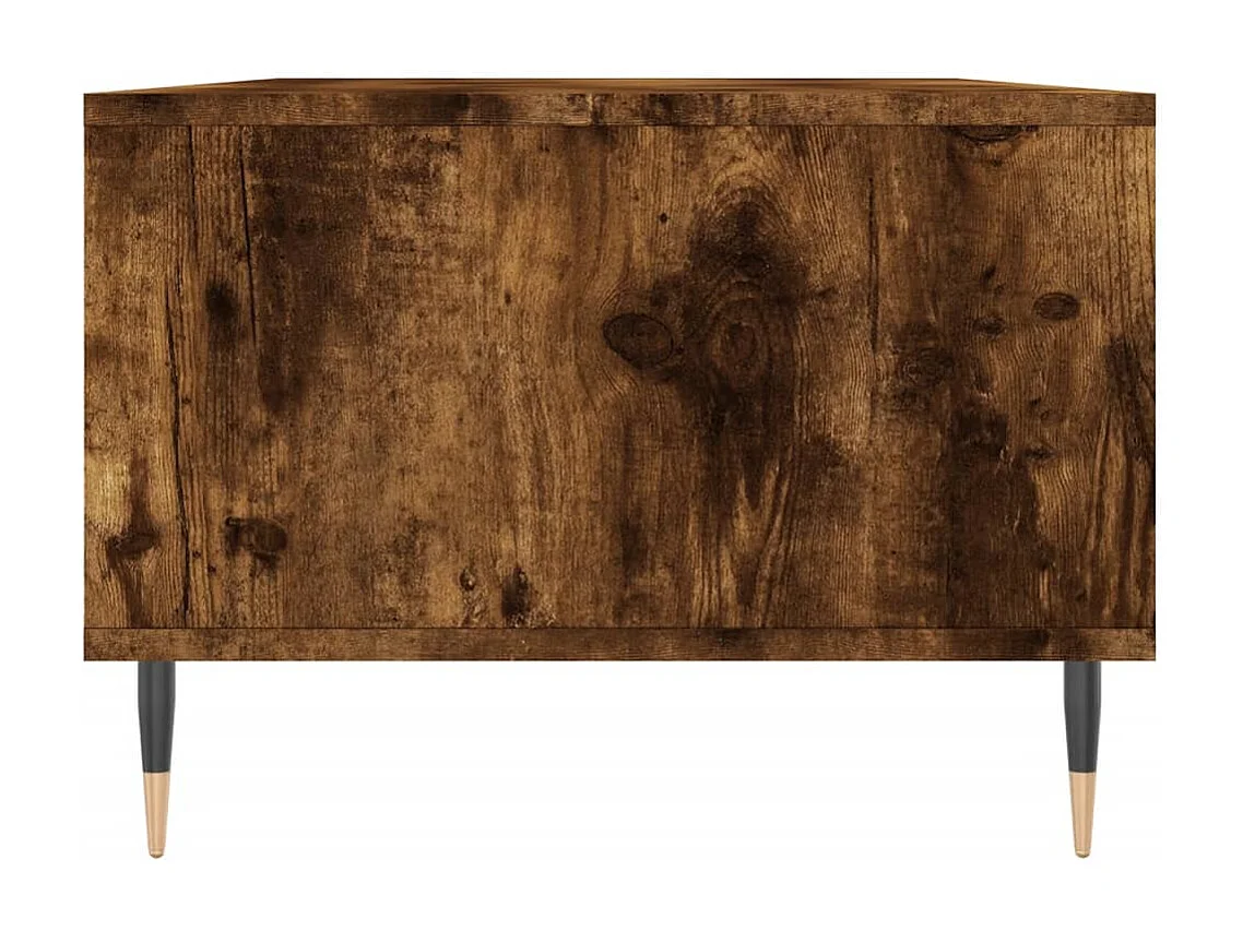 Table basse Chêne fumé 90x50x36,5 Bois d'ingénierie