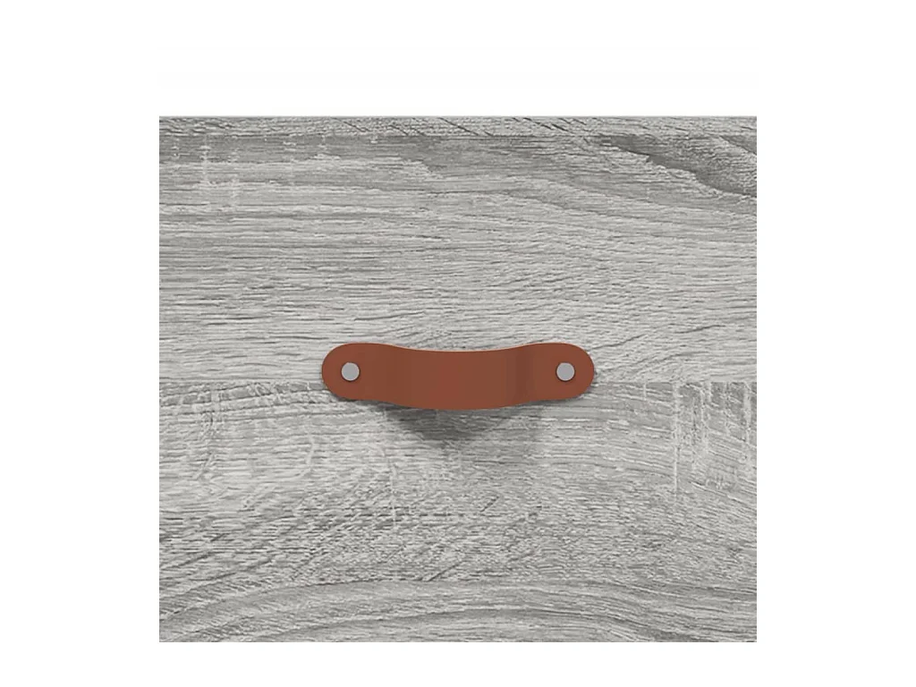 Table basse Sonoma gris 50x50x40 Bois d'ingénierie