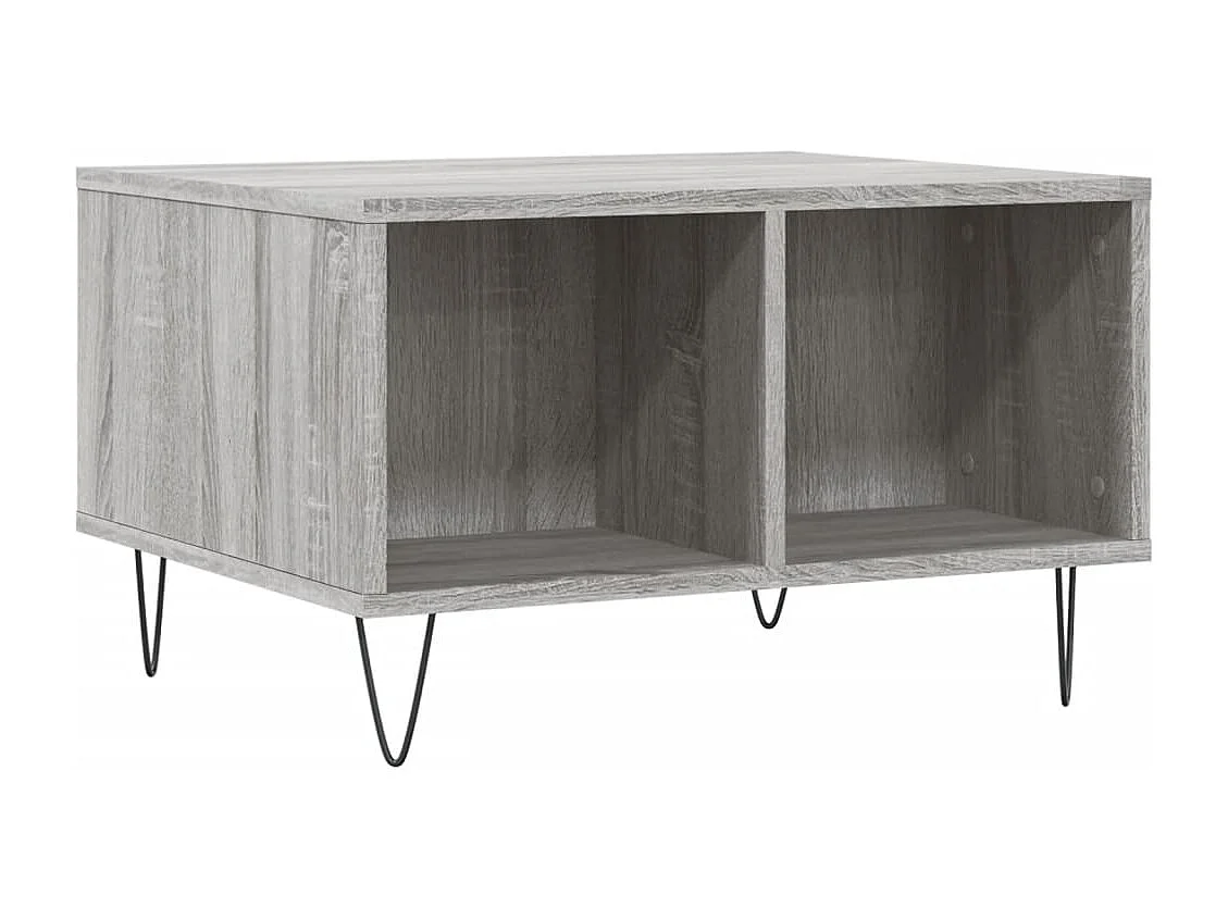 Table basse Sonoma gris 60x50x36,5 Bois d'ingénierie