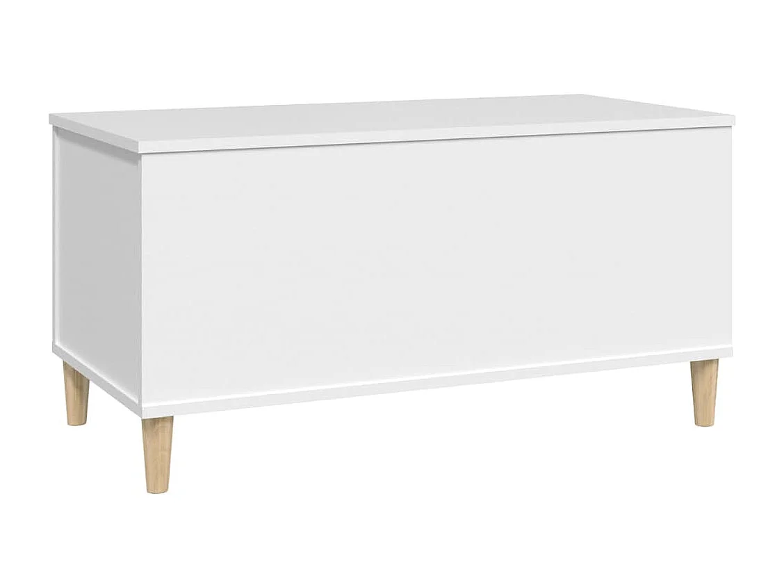 Table basse Blanc 90x44,5x45 Bois d'ingénierie