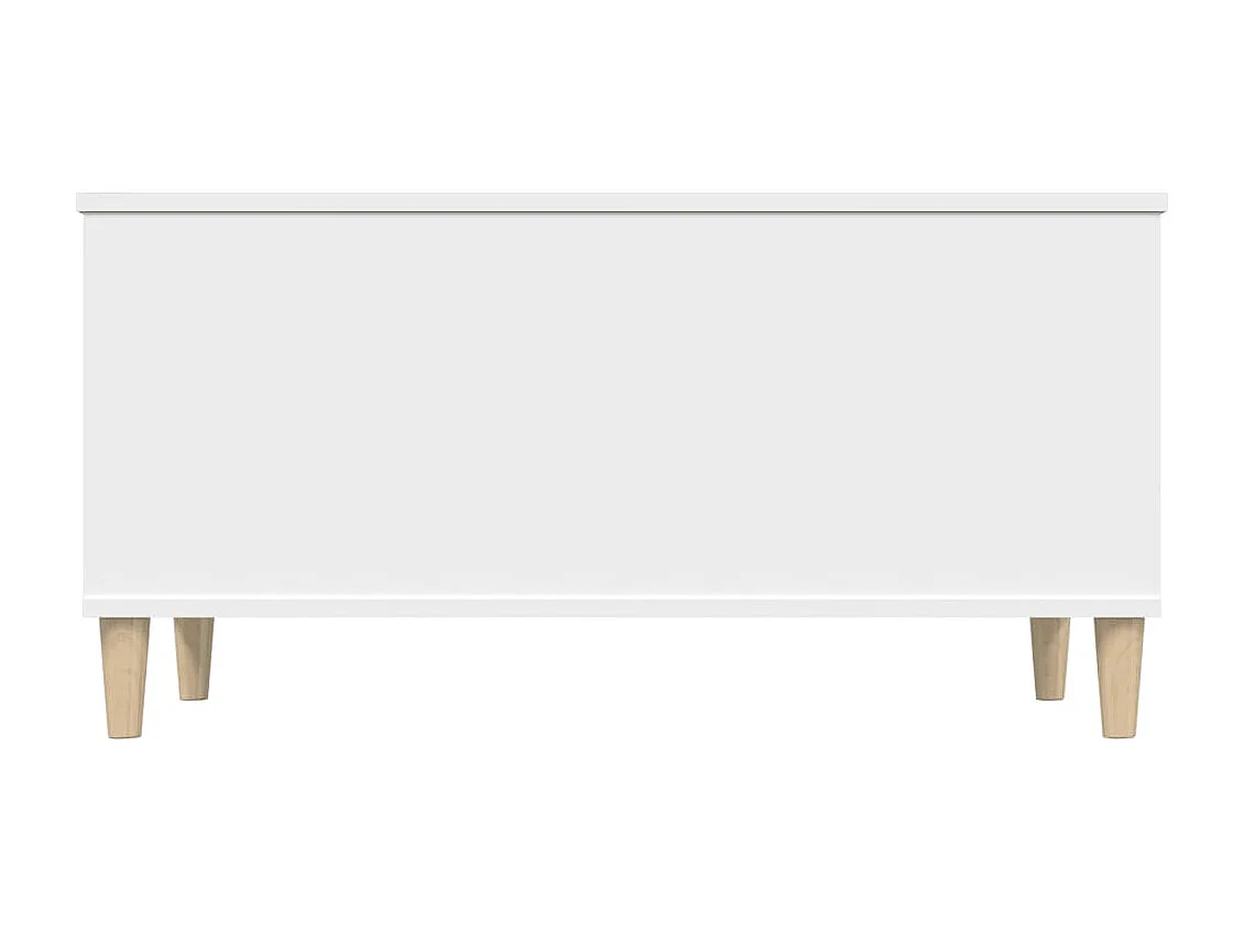 Table basse Blanc 90x44,5x45 Bois d'ingénierie