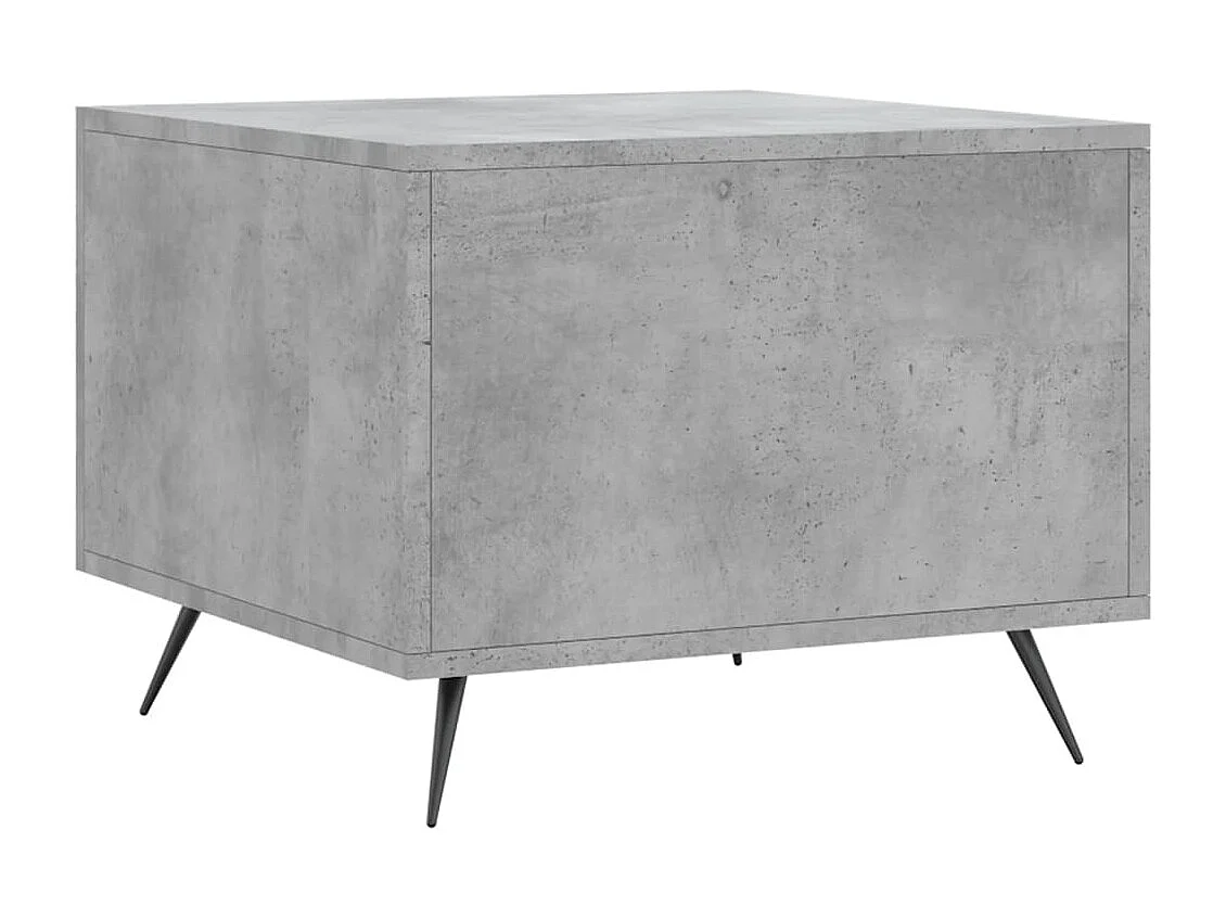 Tables basses 2 pcs gris béton 50x50x40 bois d'ingénierie