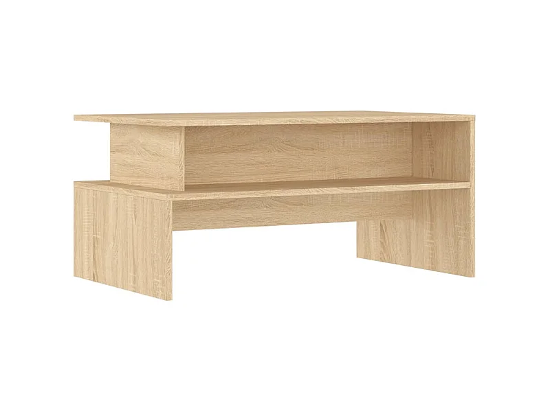 Table basse chêne sonoma 90x55x42,5 bois d'ingénierie