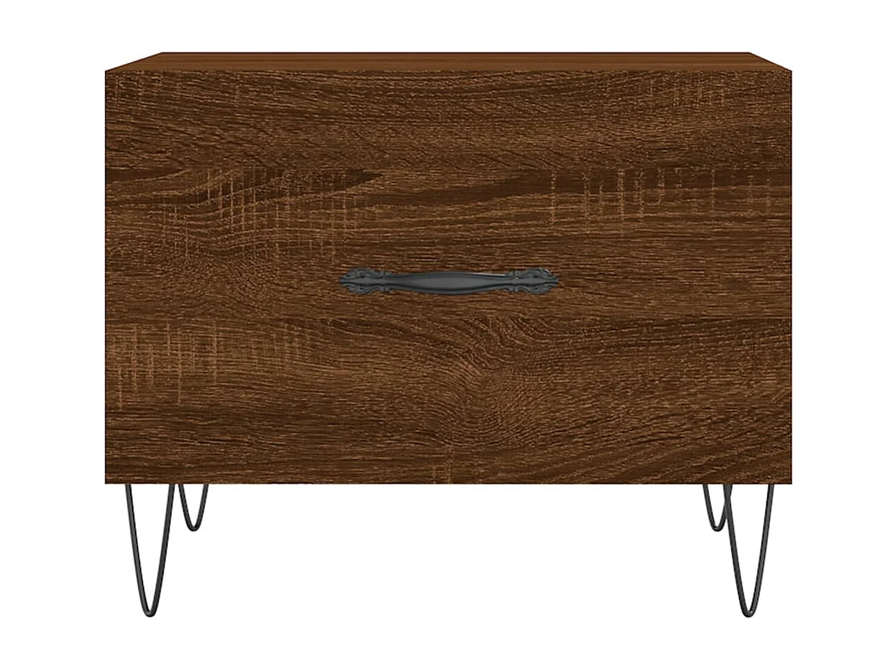 Tables basses 2 pcs chêne marron 50x50x40 bois d'ingénierie