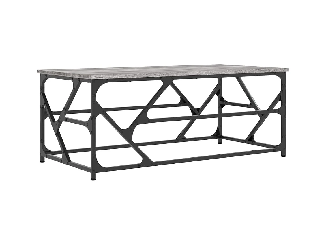 Table basse Sonoma gris 100x50x40 Bois d'ingénierie