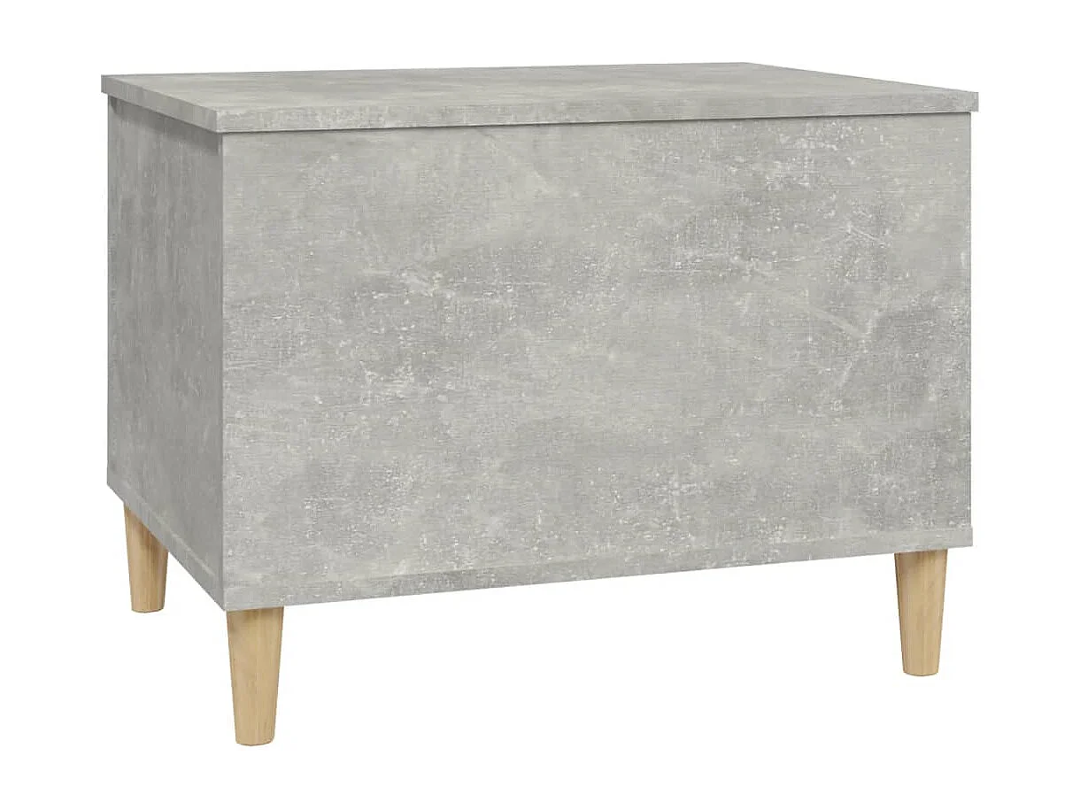 Table basse Gris béton 60x44,5x45 Bois d'ingénierie
