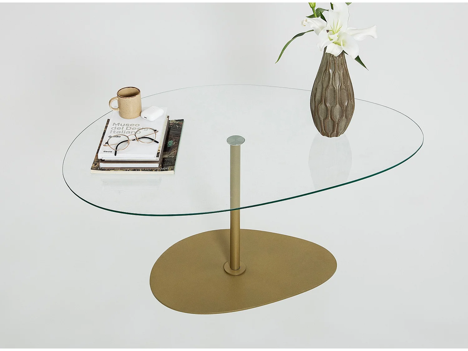 Dova design salontafel 90 cm-Kleur gouden