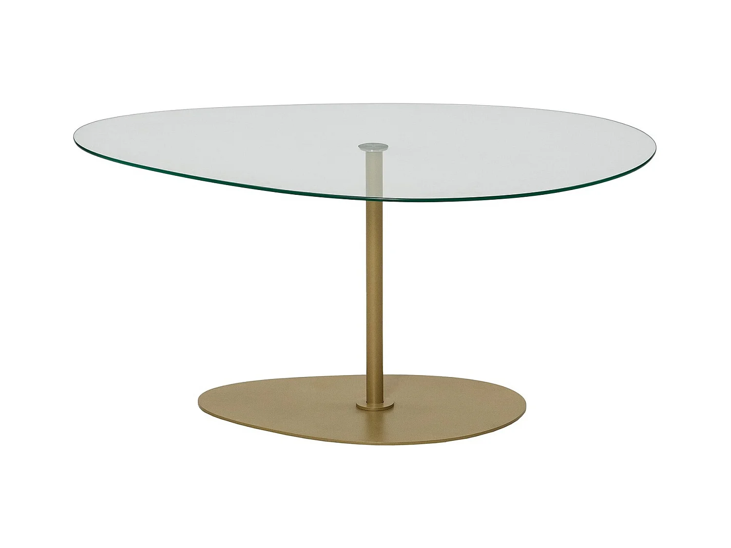 Table basse design Dova 90cm-Couleur Doré