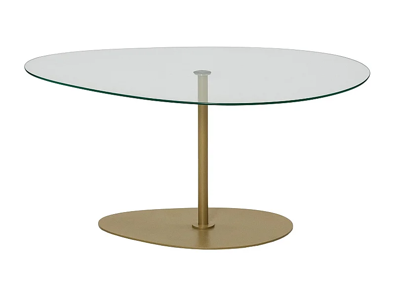 Table basse design Dova 90cm-Couleur Doré