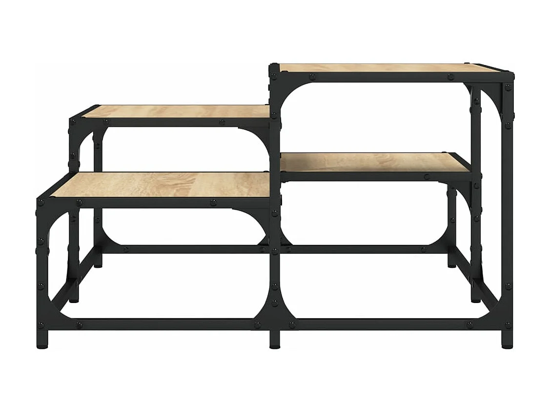 Table basse chêne sonoma 68x68x40 bois d'ingénierie