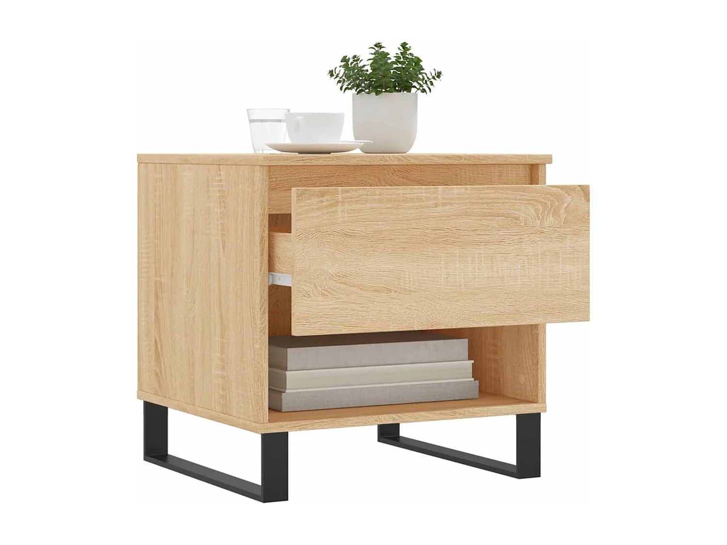 Tables basses 2 pcs chêne sonoma 50x46x50 bois d'ingénierie