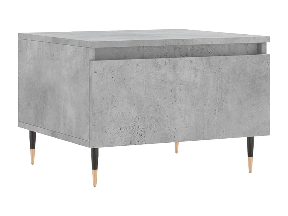 Tables basses 2 pcs gris béton 50x46x35 bois d'ingénierie
