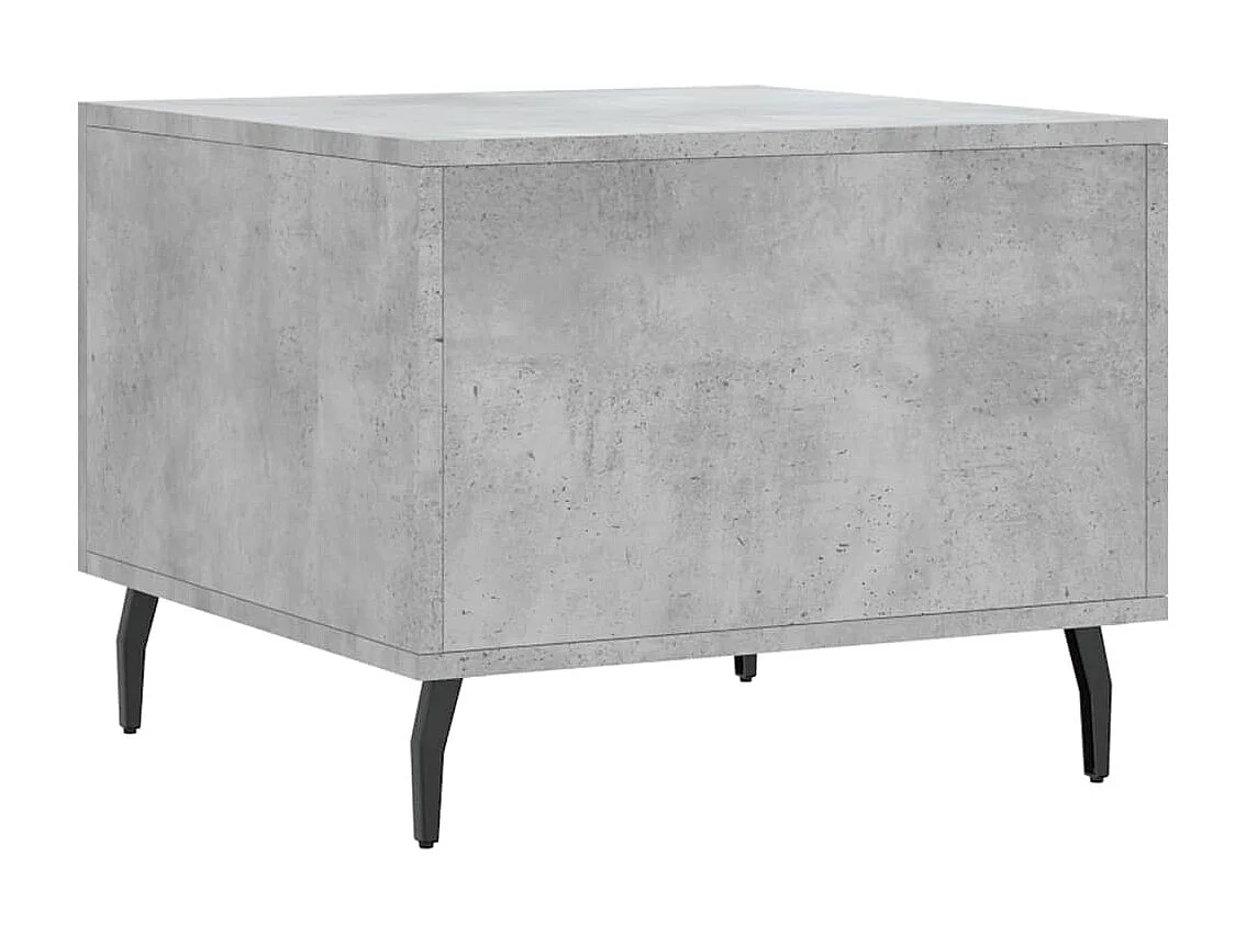 Tables basses 2 pcs gris béton 50x50x40 bois d'ingénierie