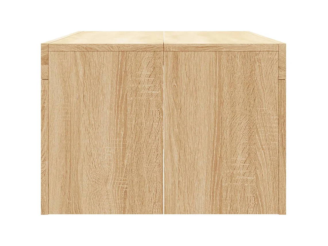 Table basse chêne sonoma 102x50x36 bois d'ingénierie