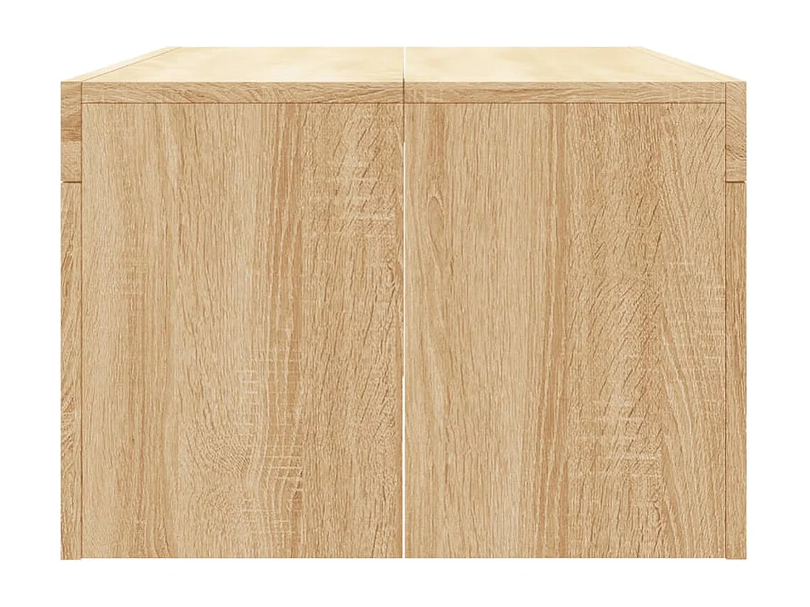 Table basse chêne sonoma 102x50x36 bois d'ingénierie