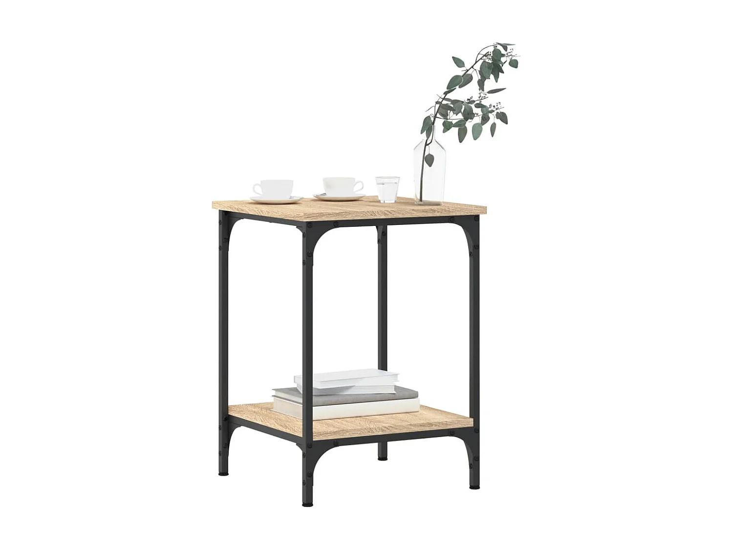 Table basse chêne sonoma 40x40x55 bois d'ingénierie