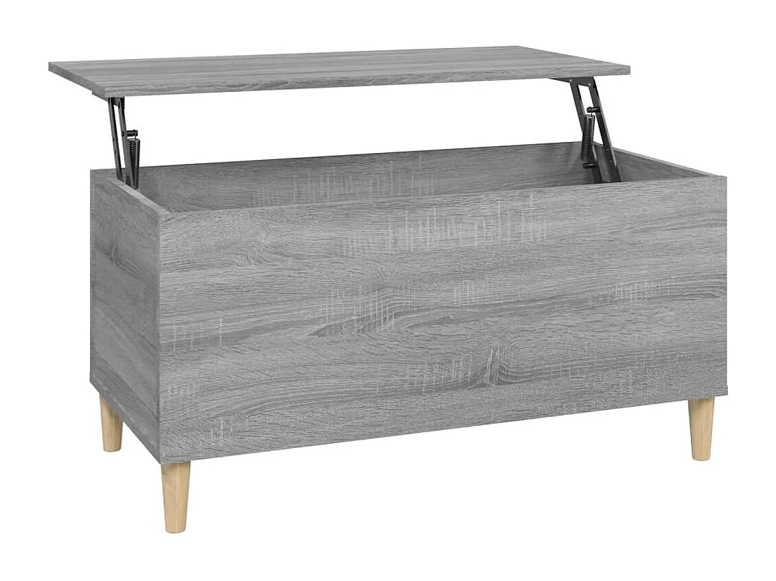 Table basse Sonoma gris 90x44,5x45 Bois d'ingénierie