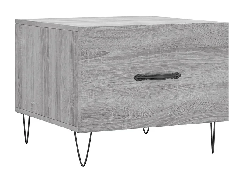 Table basse Sonoma gris 50x50x40 Bois d'ingénierie