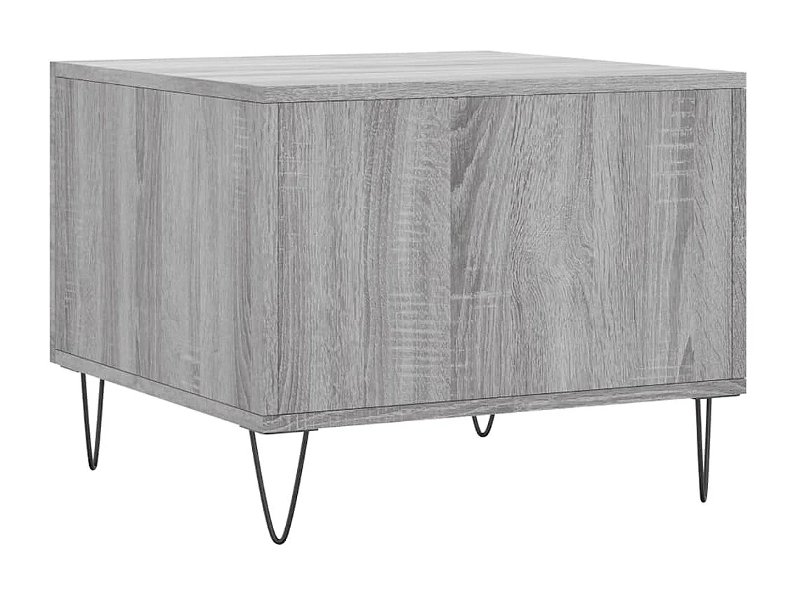 Table basse Sonoma gris 50x50x40 Bois d'ingénierie