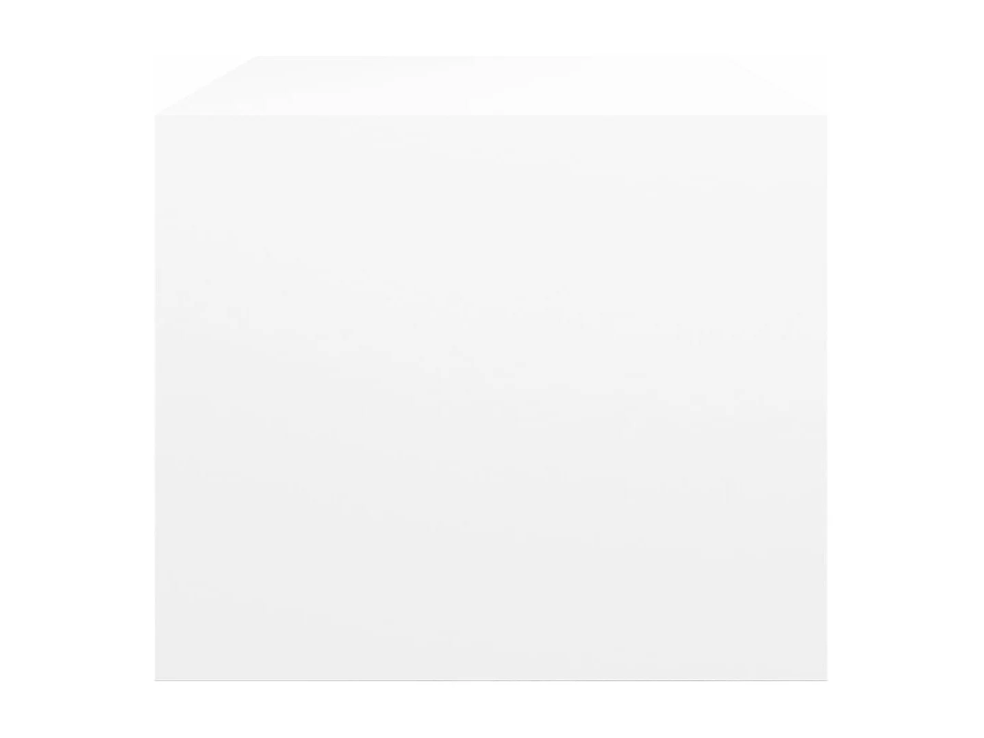 Table basse avec portes en verre blanc 102x50x42