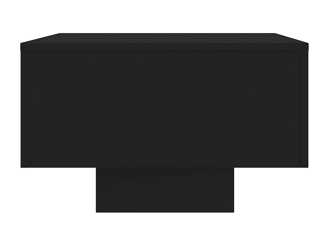 Table basse noir 100x49,5x31 bois d'ingénierie