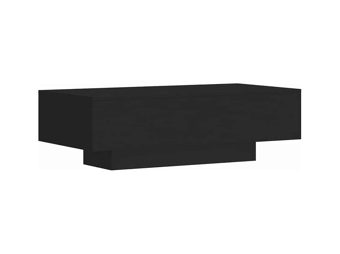 Table basse noir 100x49,5x31 bois d'ingénierie