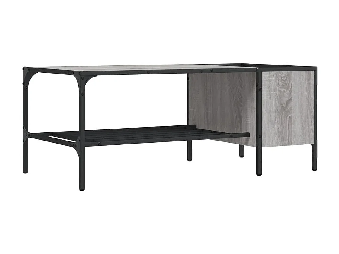 Table basse avec support sonoma gris 100x51x40