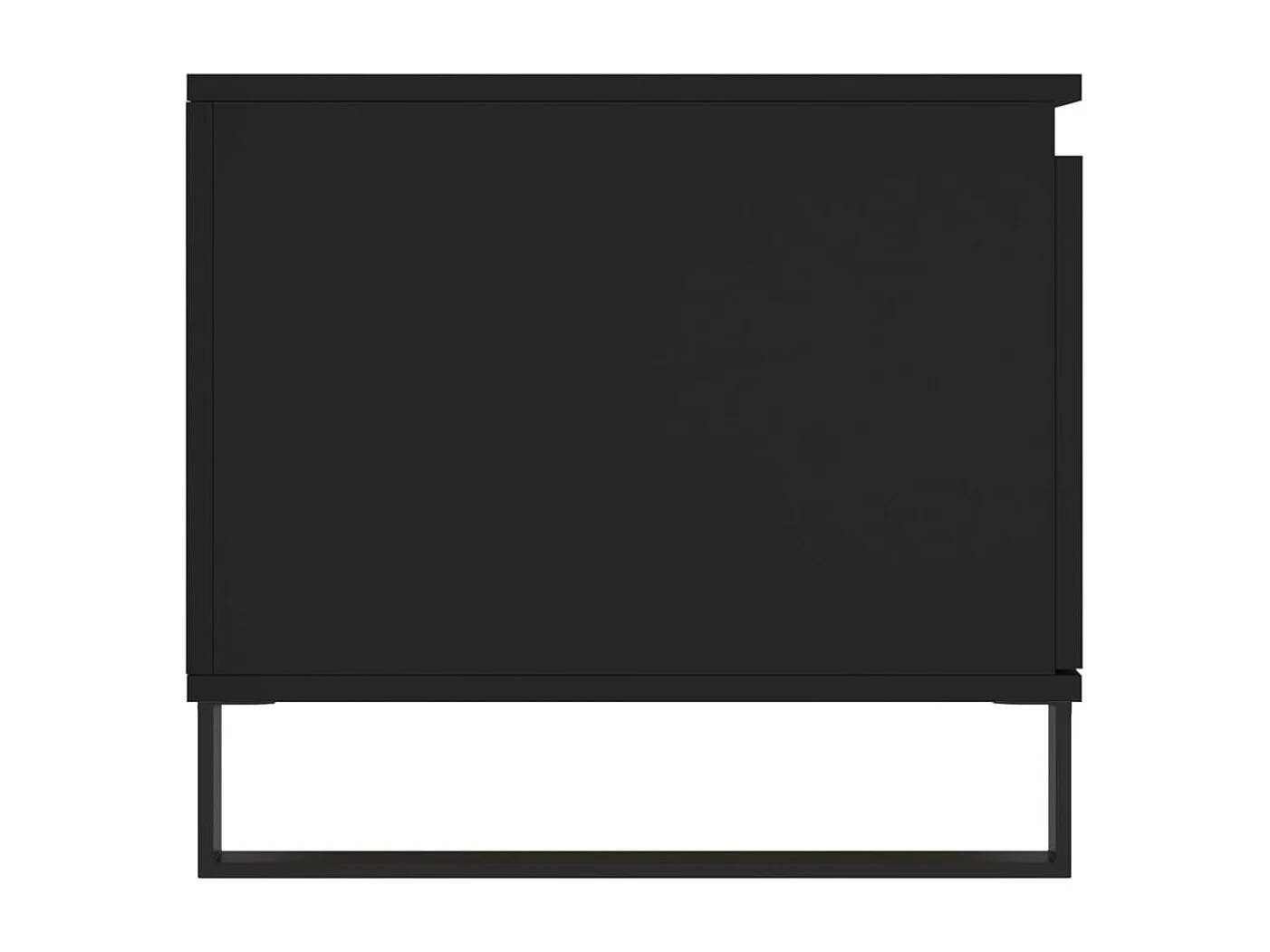 Table basse Noir 100x50x45 Bois d'ingénierie