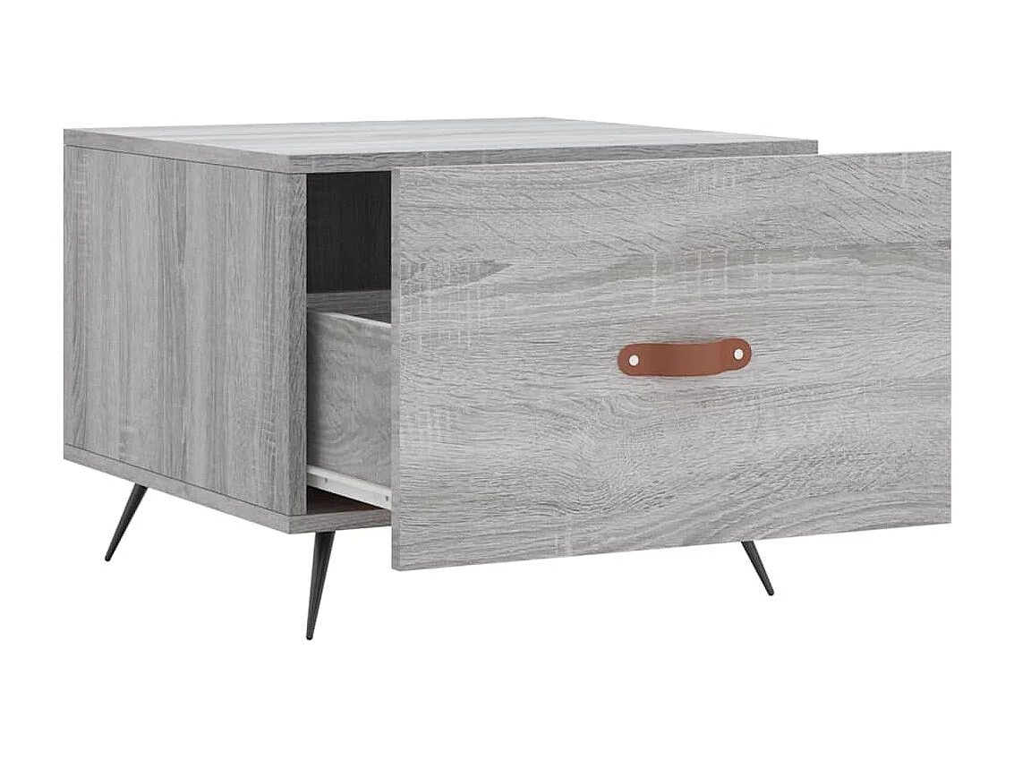 Tables basses 2 pcs sonoma gris 50x50x40 bois d'ingénierie