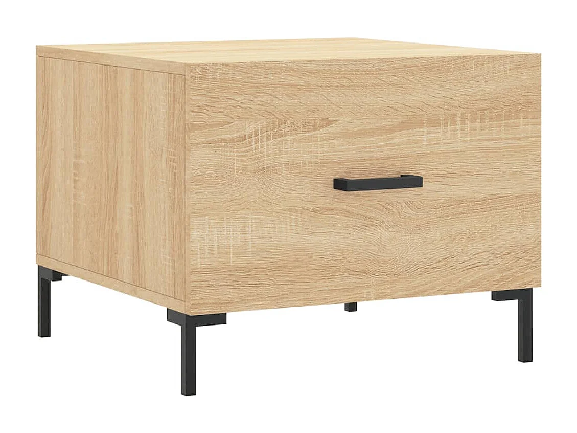 Tables basses 2 pcs chêne sonoma 50x50x40 bois d'ingénierie