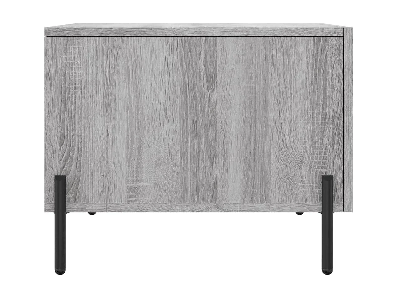 Table basse Sonoma gris 50x50x40 Bois d'ingénierie