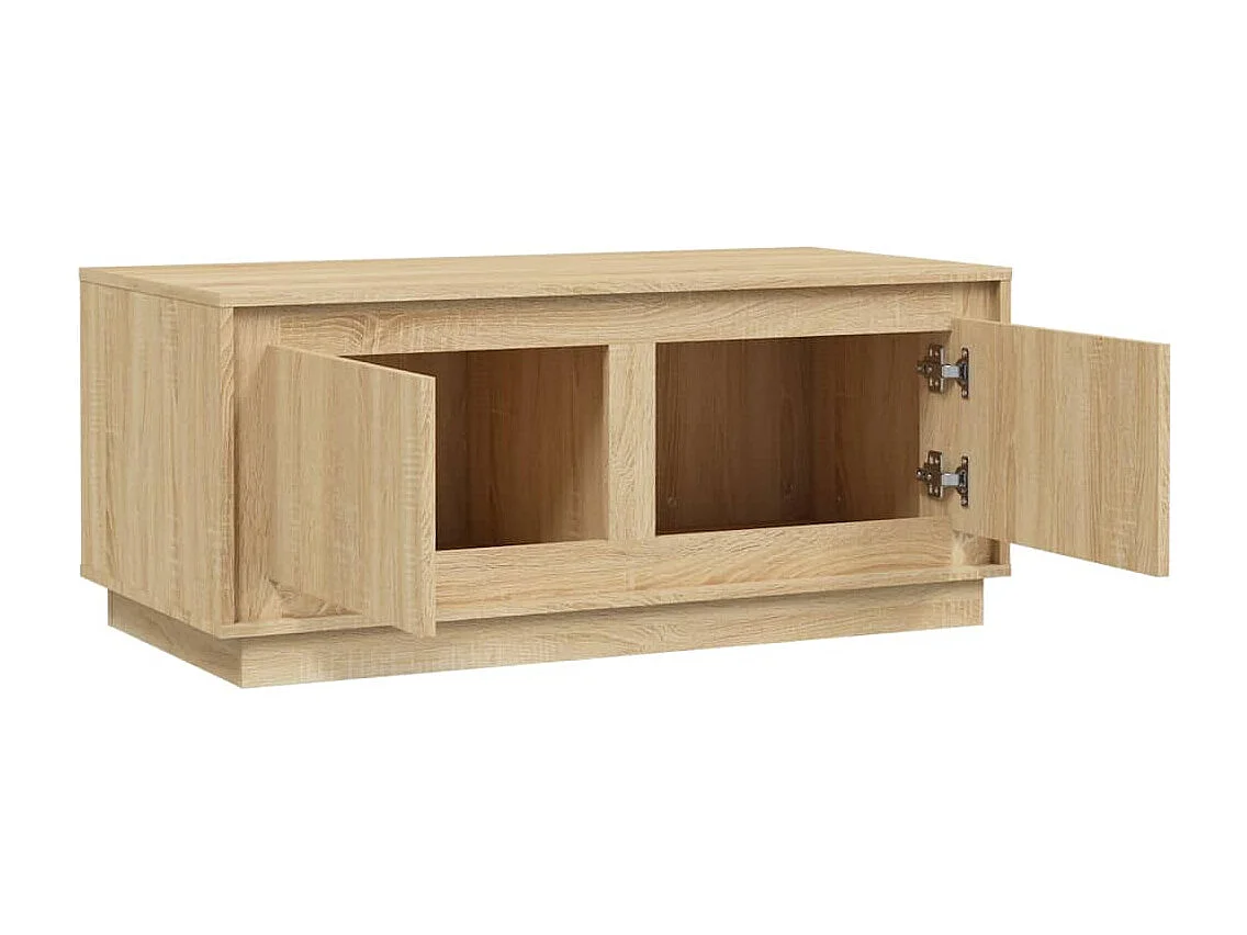 Table basse chêne sonoma 102x50x44 bois d'ingénierie